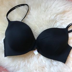 NWT! Gap Body wireless uplift bra, black, size 34D